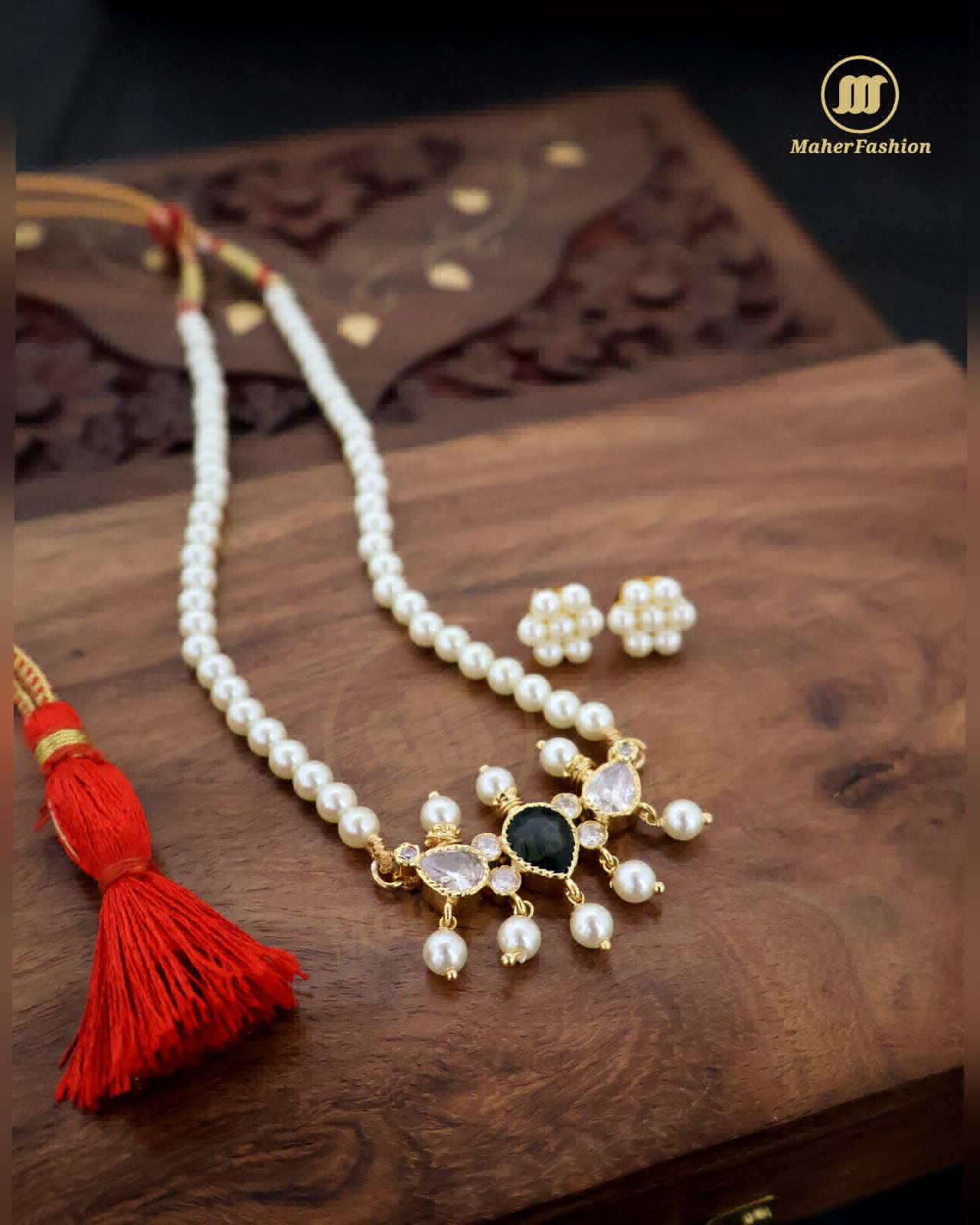 Pearl Beads Combo Set _Online _MaherFashion_Mumbai
